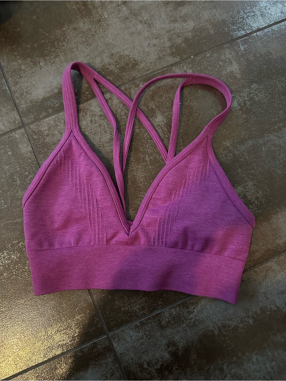Pink/purple lululemon bralette/sports bra size 4